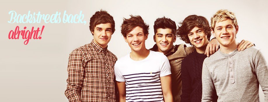 Os Backstreet boys voltaram e... não pera... one-direction